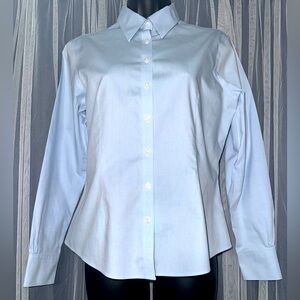Brooks Brothers Fitted Non-Iron Dress Shirt, light blue, Size 6P